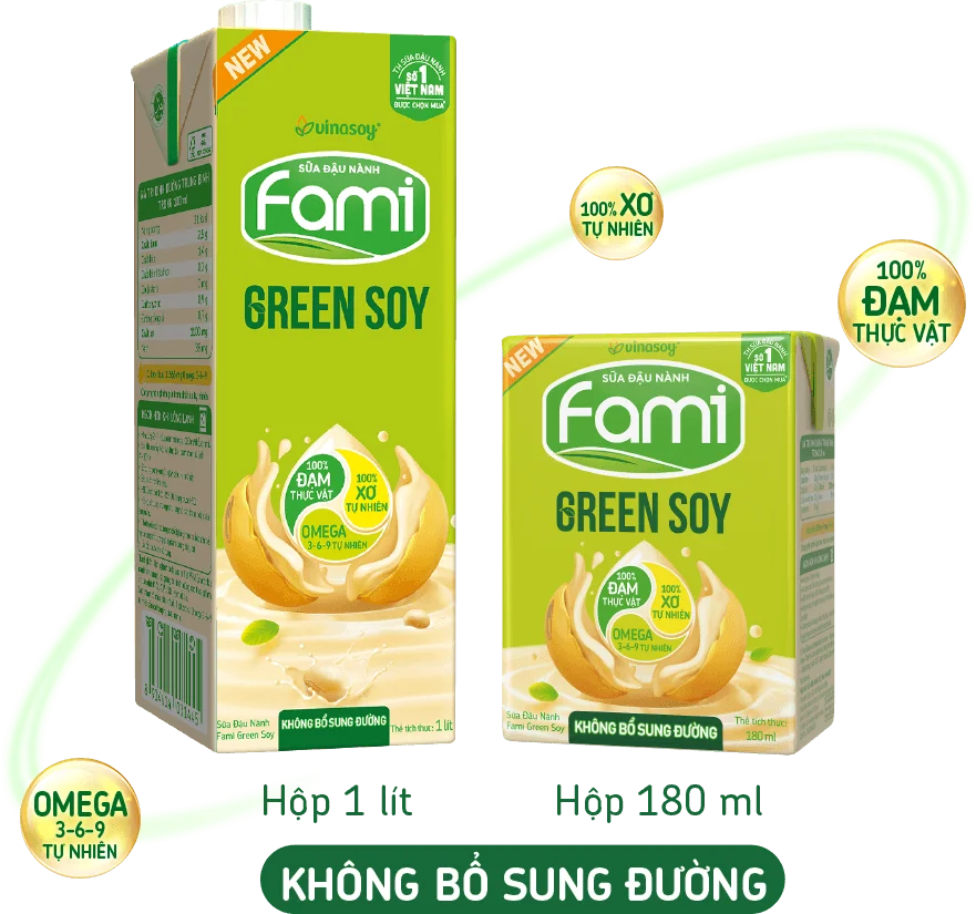 Fami Green Soy Không Bổ Sung Đường
